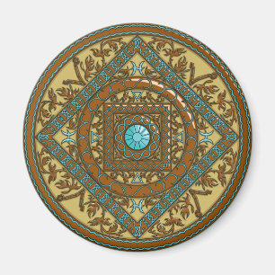 Pisses Mandala Magnet