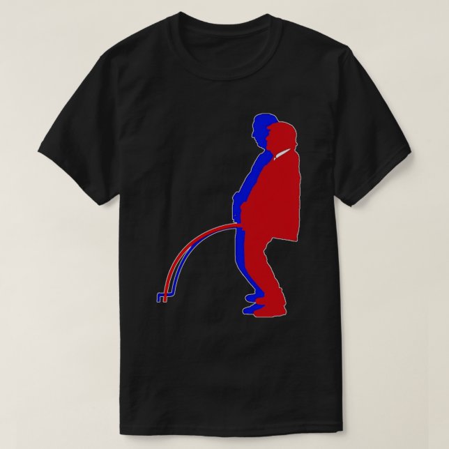 Pissing Tävling T Shirt (Design framsida)