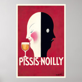 Pissis-Noilly Le Vermouth Vintage Mat&Dryck Poster