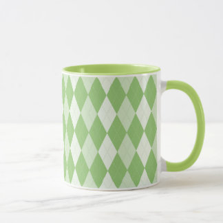 Pistachio Grönt Argyle Blek Grönt Small Diamond Sh Mugg