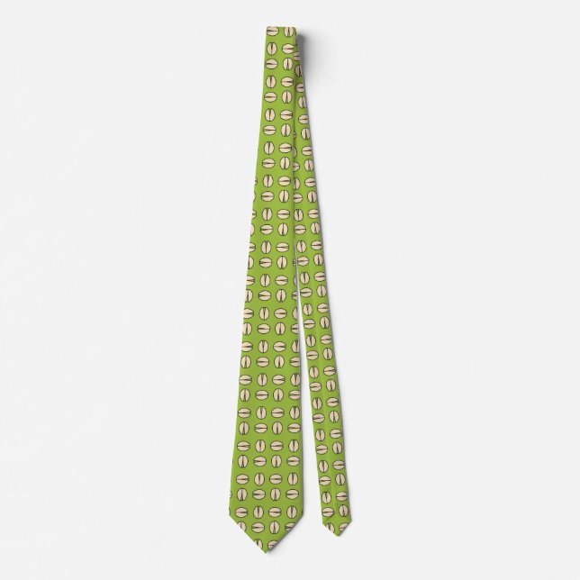 Pistachio Nöt Seamless Mönster Slips (Framsida)