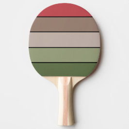 Pistachio Nöt Snäcka Grönt Red Brown Rand Pingisracket