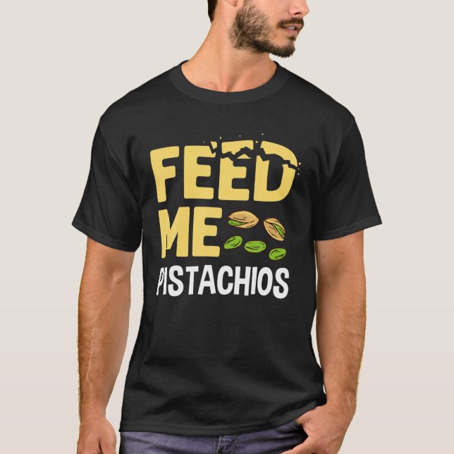 Pistachio Nöt Träd Ice Cream Dessert Osaltat Bow T Shirt (Framsida)