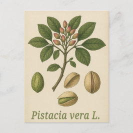 Pistachio vera Postcard Vykort