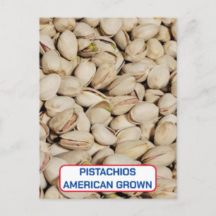 Pistachios, American Grown Vykort