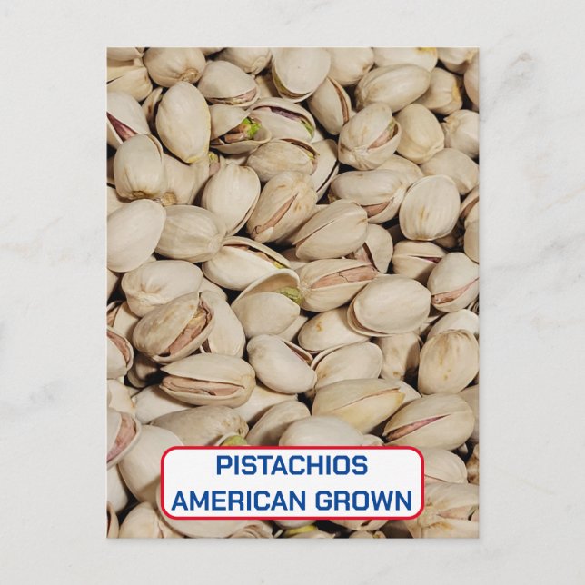 Pistachios, American Grown Vykort (Framsida)