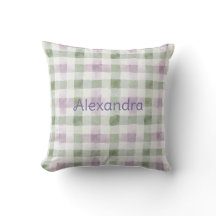 Pistage Plaid Ränder Lavendel Falskt Glitter