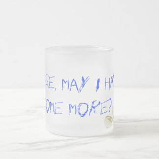 Pistasch som går! frostad glasmugg