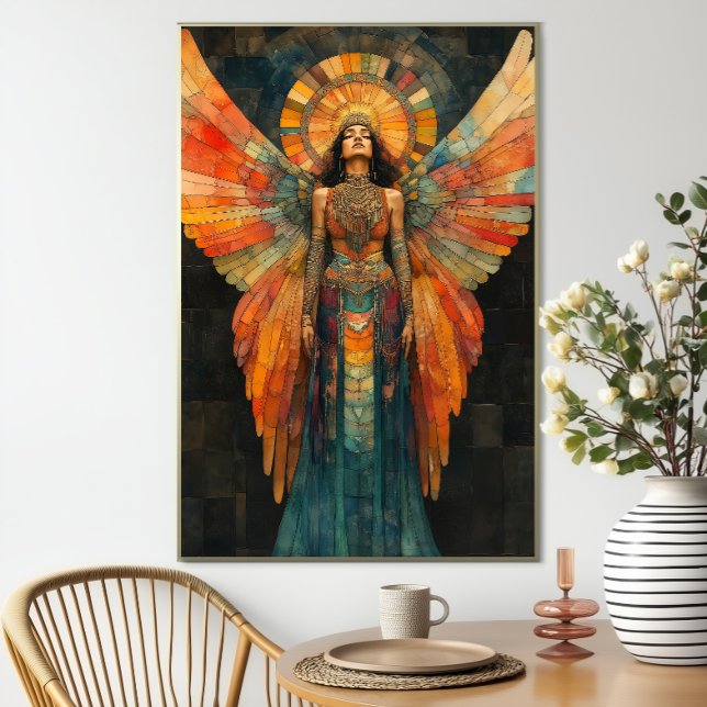 Pistis Sophia Gnostic Goddess Mosaic Painting Art Poster (Skapare uppladdad)