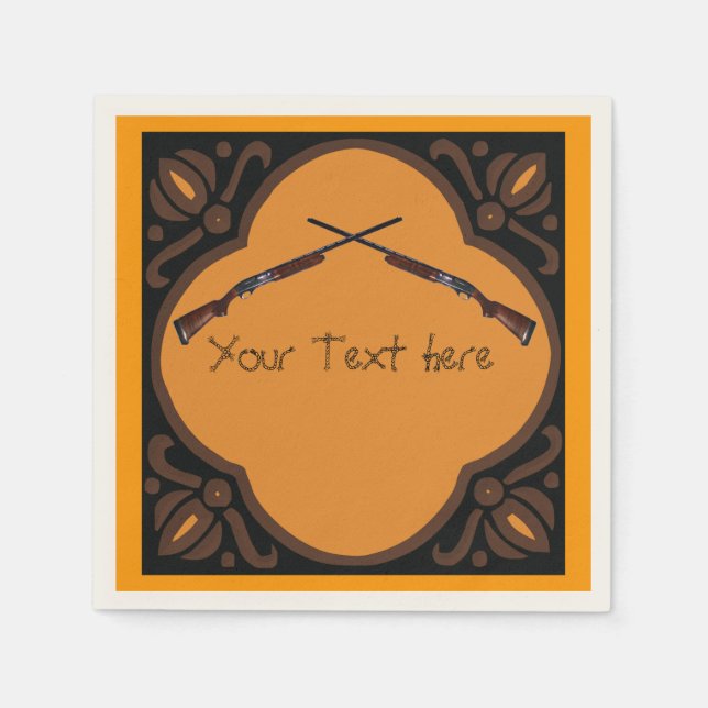 Pistol Bröllop Pappersservett (Framsidan)