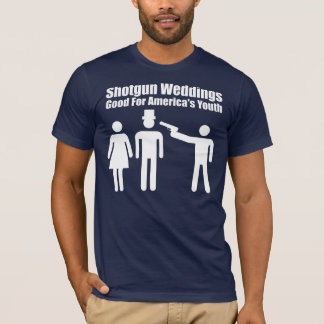 Pistol Bröllop, vitt T Shirt