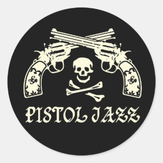 PISTOL JAZZ ステッカー RUNT KLISTERMÄRKE