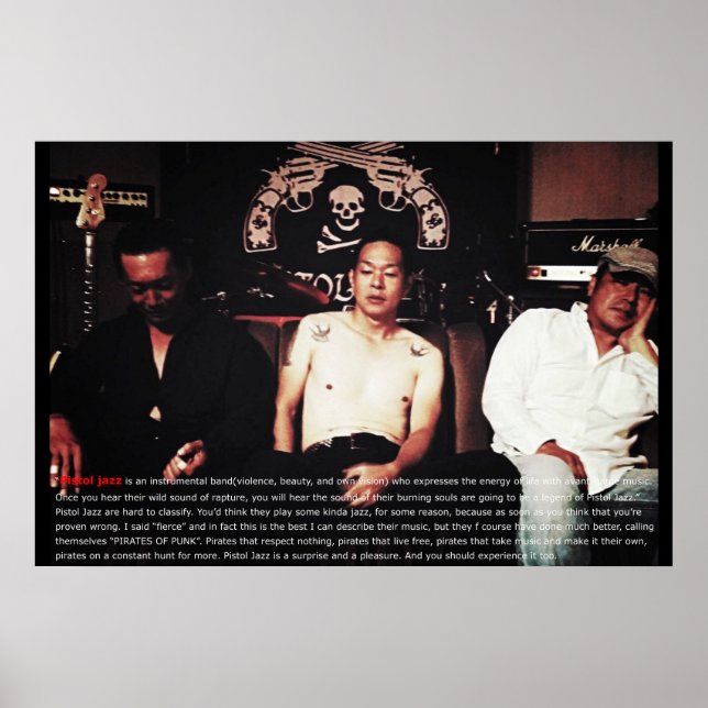 PISTOL JAZZ　ポスター（大） POSTER (Framsidan)