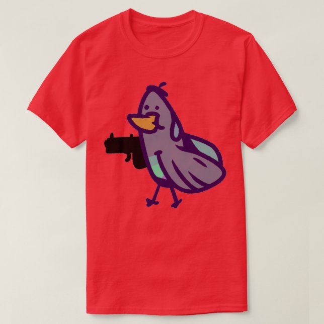 Pistol Pigeon T Shirt (Design framsida)