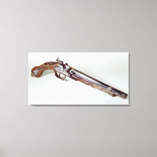 Pistol tillhörande Abd el-Kader Canvastryck