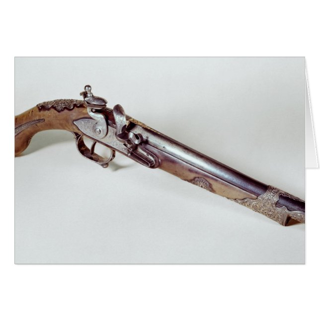 Pistol tillhörande Abd el-Kader Hälsningskort (Framsidan Horizontal)