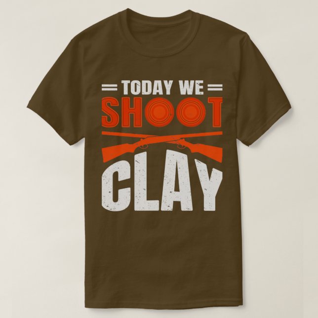 Pistol Trap Clay Pigeon 14 T Shirt (Design framsida)