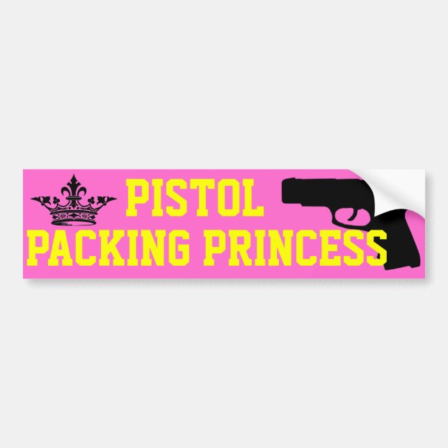 PistolemballagePrincess Bildekal (Framsidan)