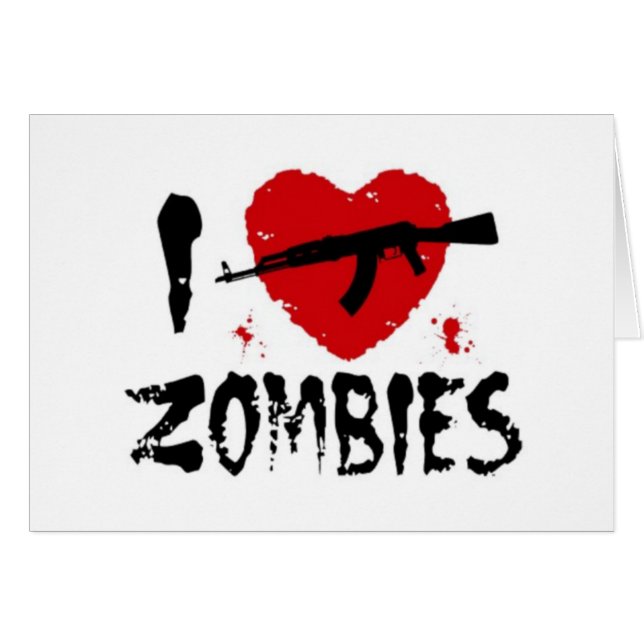 PistolZombies Hälsningskort (Framsidan Horizontal)