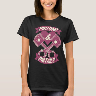 Pistong- & Pigtailslogotypskjorta T Shirt