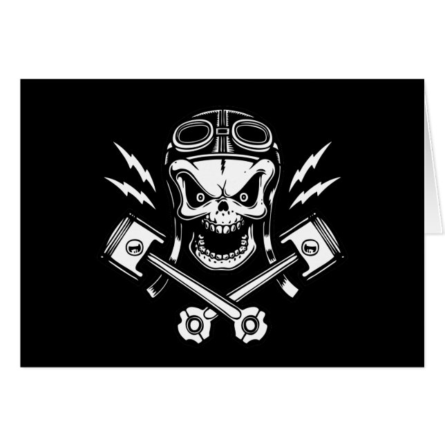 Pistong Pistoff II Hälsningskort (Framsidan Horizontal)