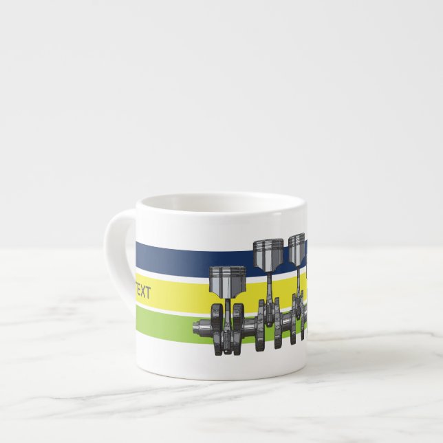 PistongCrankshaft Espressomugg (Framsida vänster)
