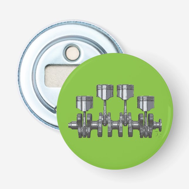 PistongCrankshaft Flasköppnare (Framsidan)