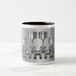 PistongCrankshaft Två-Tonad Mugg