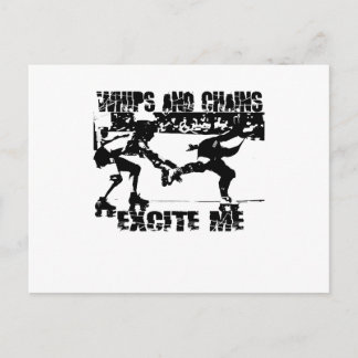 Pistor och kedjor sporrar mig vykort