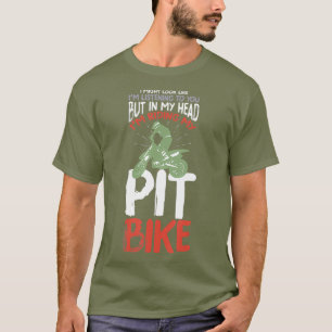 Pit Bike Tävla Motorcle Motocross T Shirt