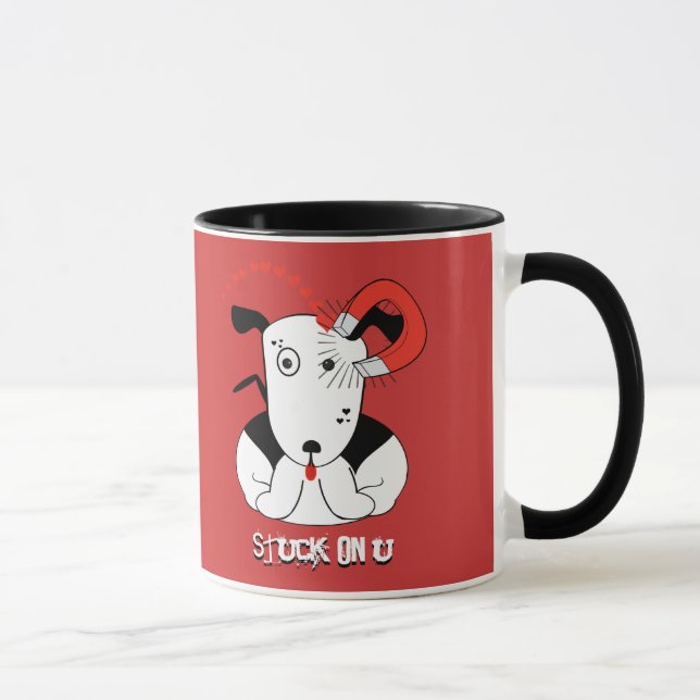 Pit Bull Älskare Petey Älskare Bull Terrier Stuck  Mugg (Höger)