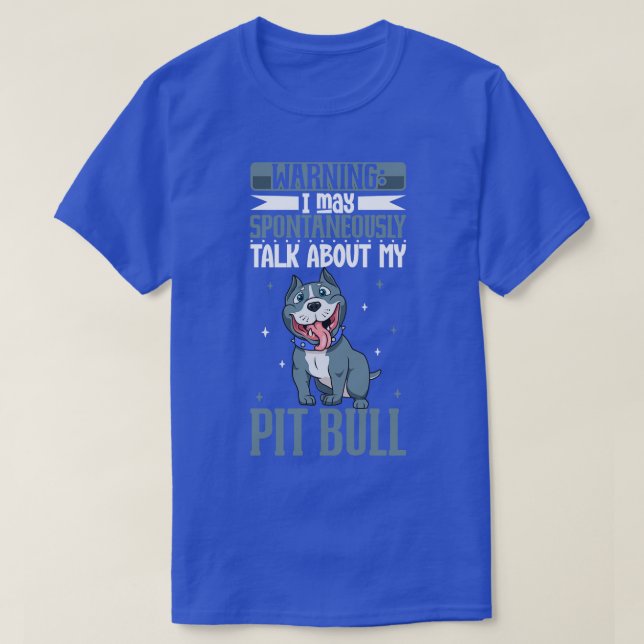 Pit Bull älskare T Shirt (Design framsida)
