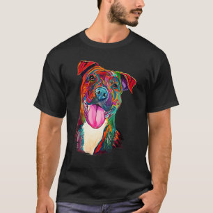 Pit Bull Artistic Funny Pibble Cute Sweet Bir T Shirt