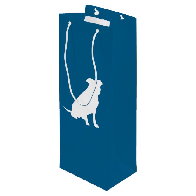 Pit Bull Baby Shower Hund Pitbull Blue Boy (Baksidan Vinklad)