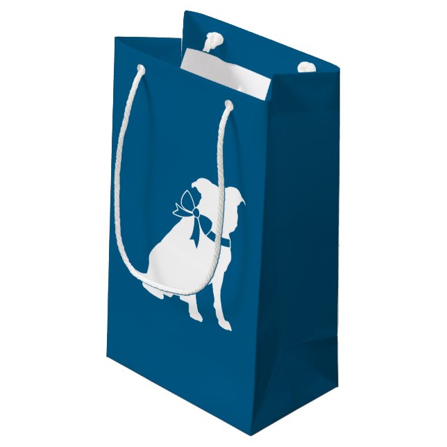 Pit Bull Baby Shower Pitbull Hund Blue Boy (Baksidan Vinklad)