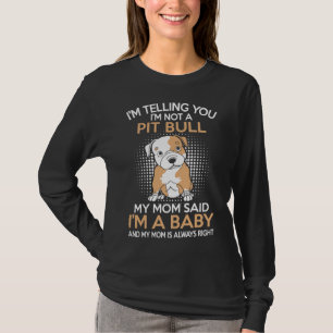Pit Bull Dog Älskare Mor Day T Shirt