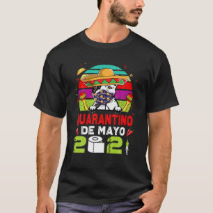 Pit Bull Dog Ansikte Mask Quarantino Funny Cinco D T Shirt