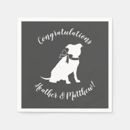 Pit Bull Dog Baby Pitbull Shower Gender Neutral Pappersservett