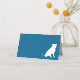 Pit Bull Dog Baby Shower Blue Boy Pitbull Placeringskort