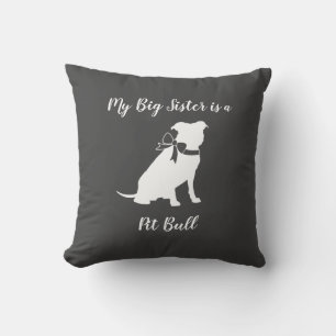 Pit Bull Dog Baby Shower Gender Neutral Pitbull Kudde