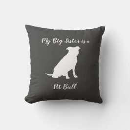 Pit Bull Dog Baby Shower Gender Neutral Pitbull Kudde