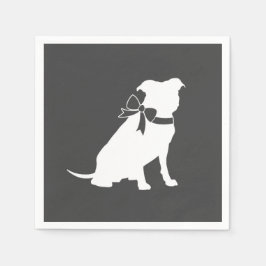 Pit Bull Dog Baby Shower Gender Neutral Pitbull Pappersservett
