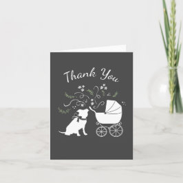Pit Bull Dog Baby Shower Gender Neutral Pitbull Tack Kort