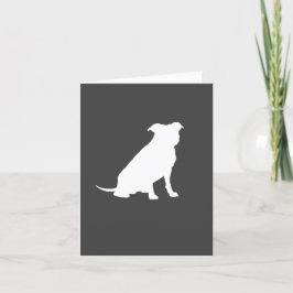 Pit Bull Dog Baby Shower Gender Neutral Pitbull Tack Kort