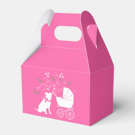 Pit Bull Dog Baby Shower Rosa Girl Girl Girl Pitbu Presentaskar