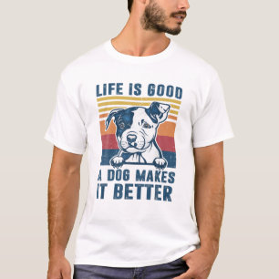 Pit Bull Dog Gifts Funny Pit Bull Dog Pappa Mamma T Shirt