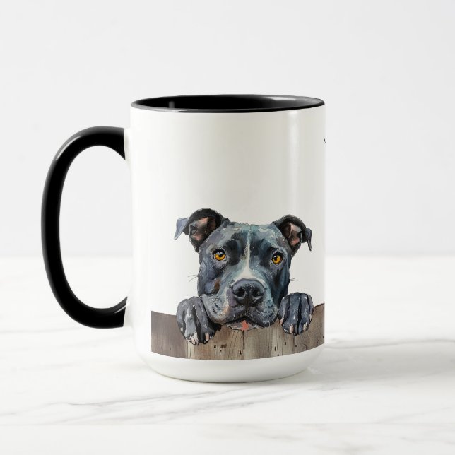 Pit Bull Dog Mugg (Vänster)