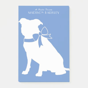 Pit Bull Dog Puppy Pitbull Post-it Block