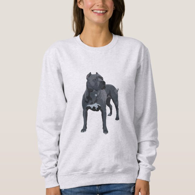 Pit bull Dog T Shirt (Framsida)