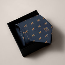 Pit Bull Dogs Mönster Monogrammed